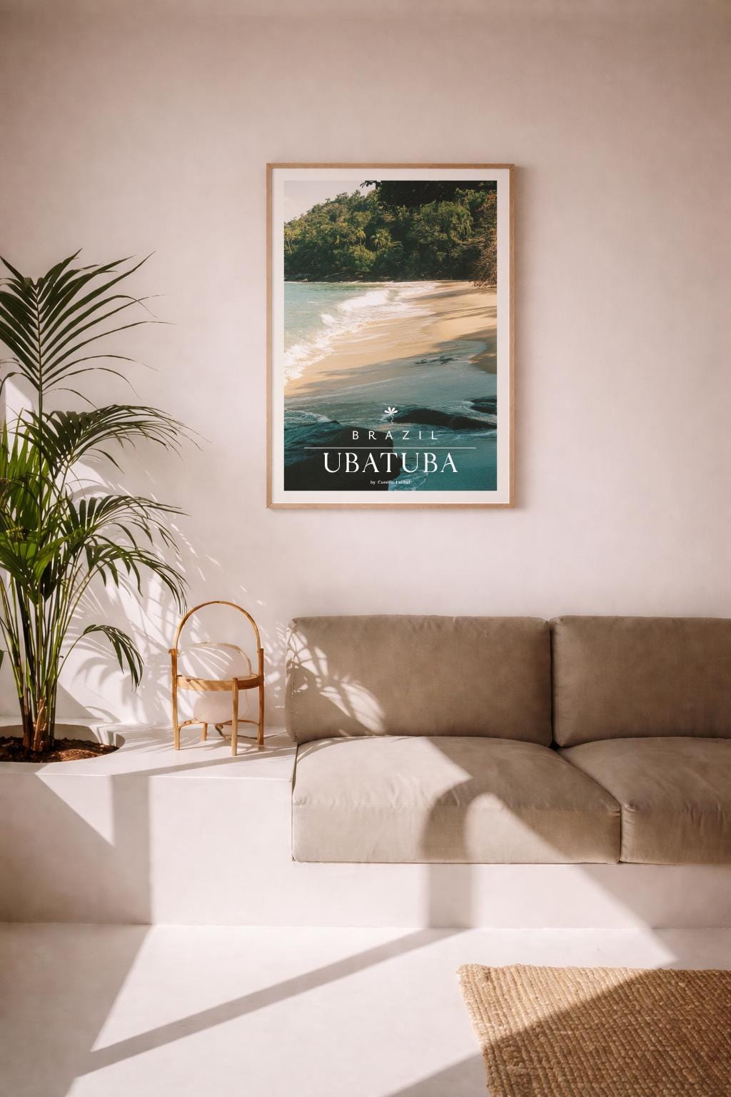 Brazil Fine Art Print - Ubatuba | Analog Film Photography Poster | Coastal Wall Art