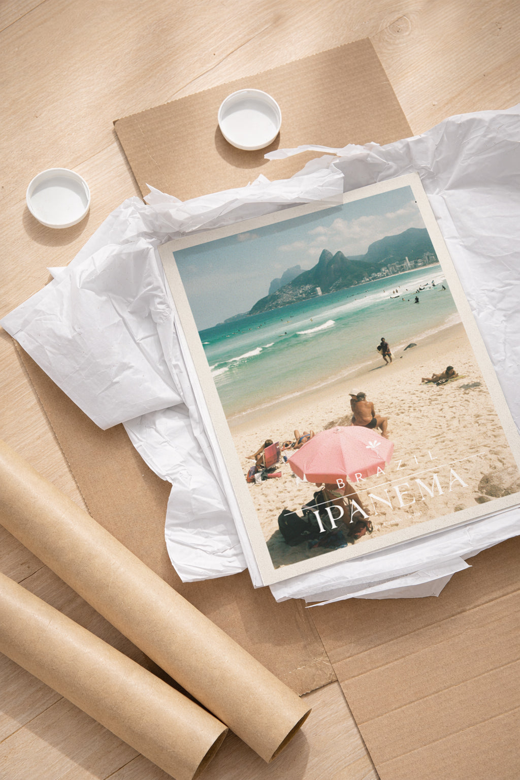 Brazil Fine Art Print - Ipanema Summer | Analog Film Photography Poster | Rio de Janeiro Wall Art