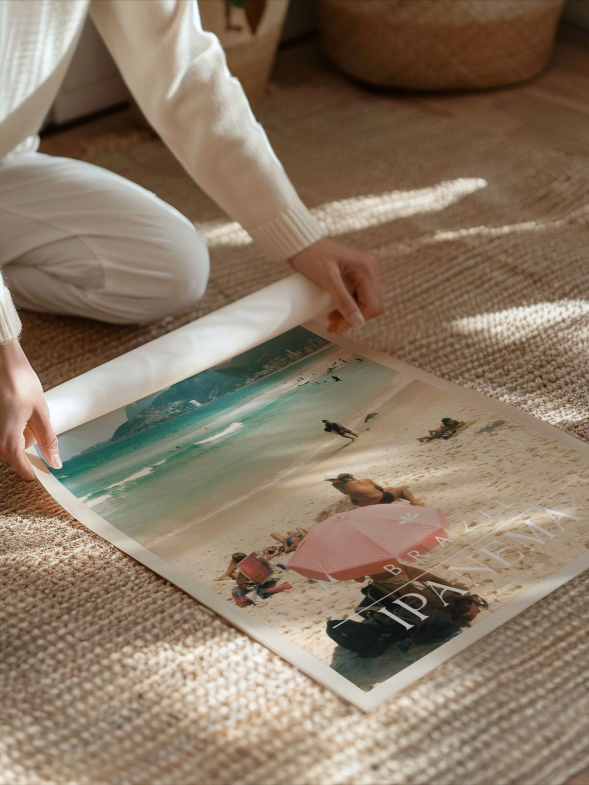 Brazil Fine Art Print - Ipanema Summer | Analog Film Photography Poster | Rio de Janeiro Wall Art