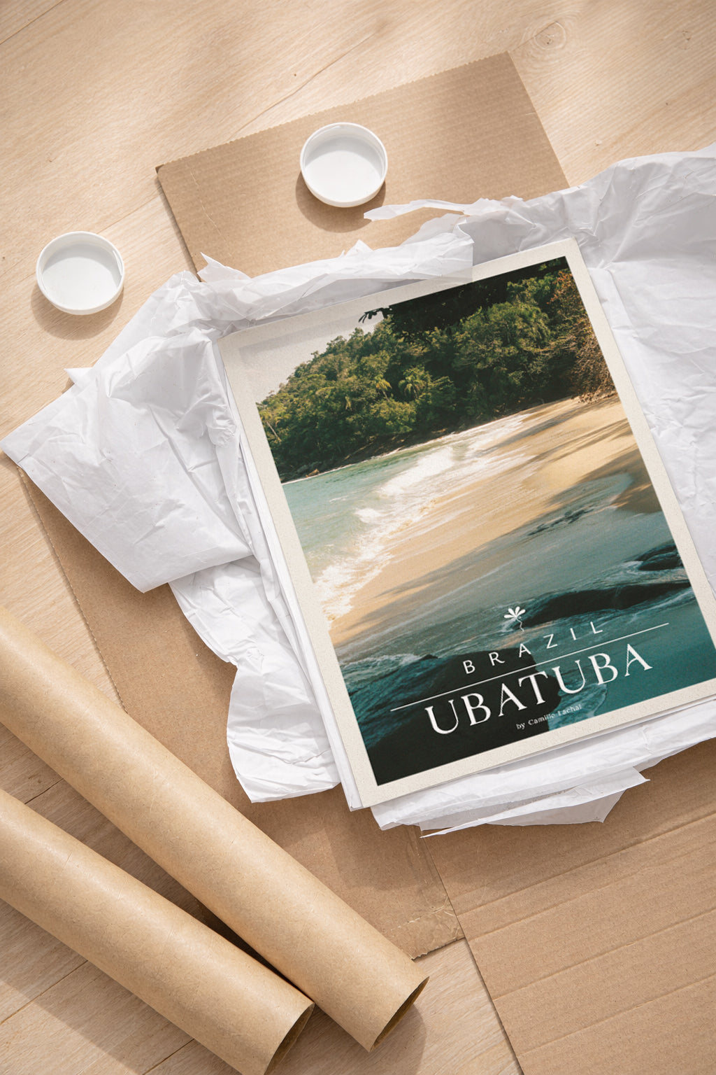 Brazil Fine Art Print - Ubatuba | Analog Film Photography Poster | Coastal Wall Art
