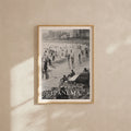 Brazil Fine Art Print - Ipanema Beach Crowd | Black & White Analog Film Photography | Rio de Janeiro Wall Art