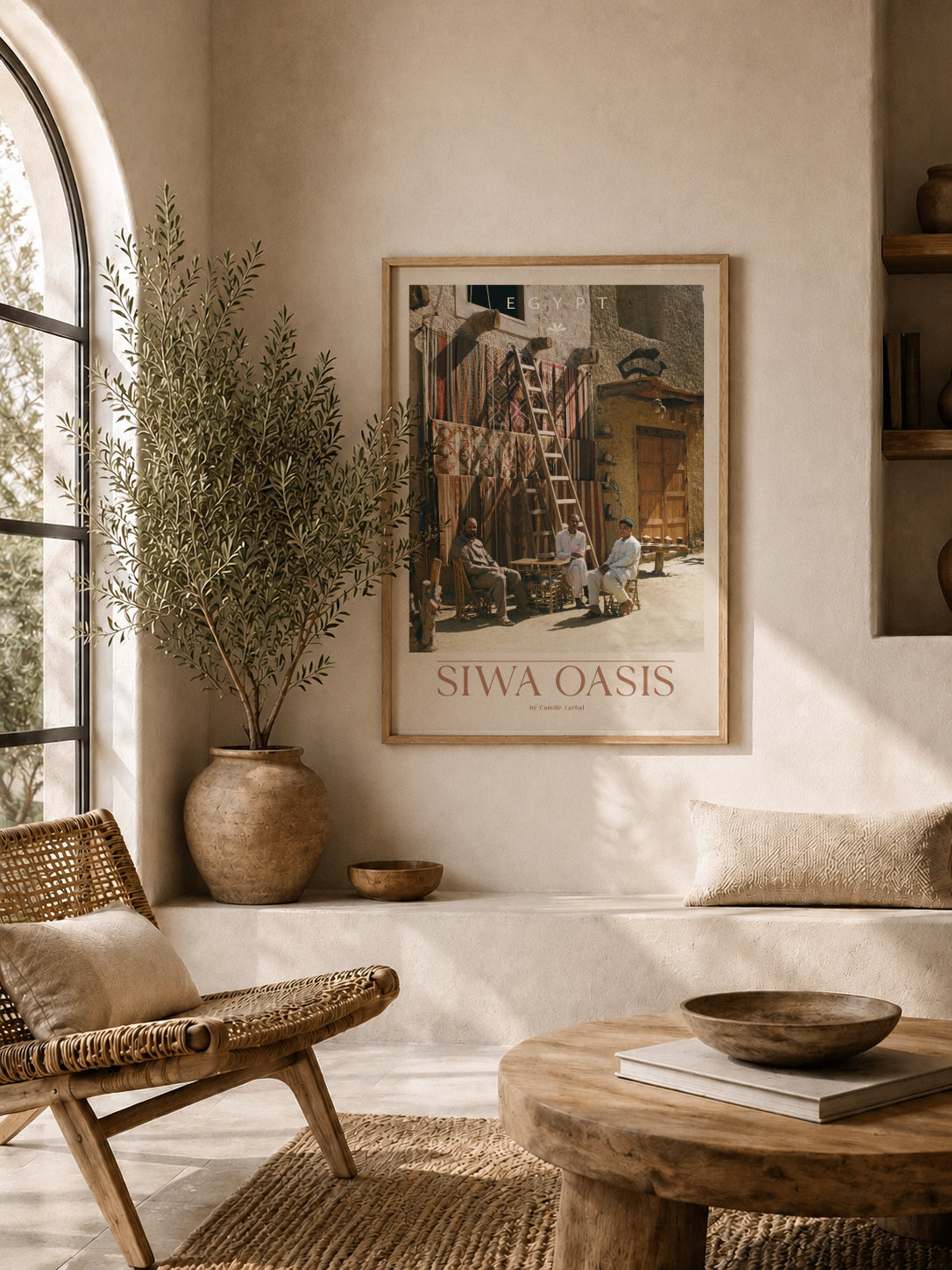 Egypt Travel Fine Art Print — Siwa Oasis Market | Analog Film Photography Poster | Egypt Wall Art