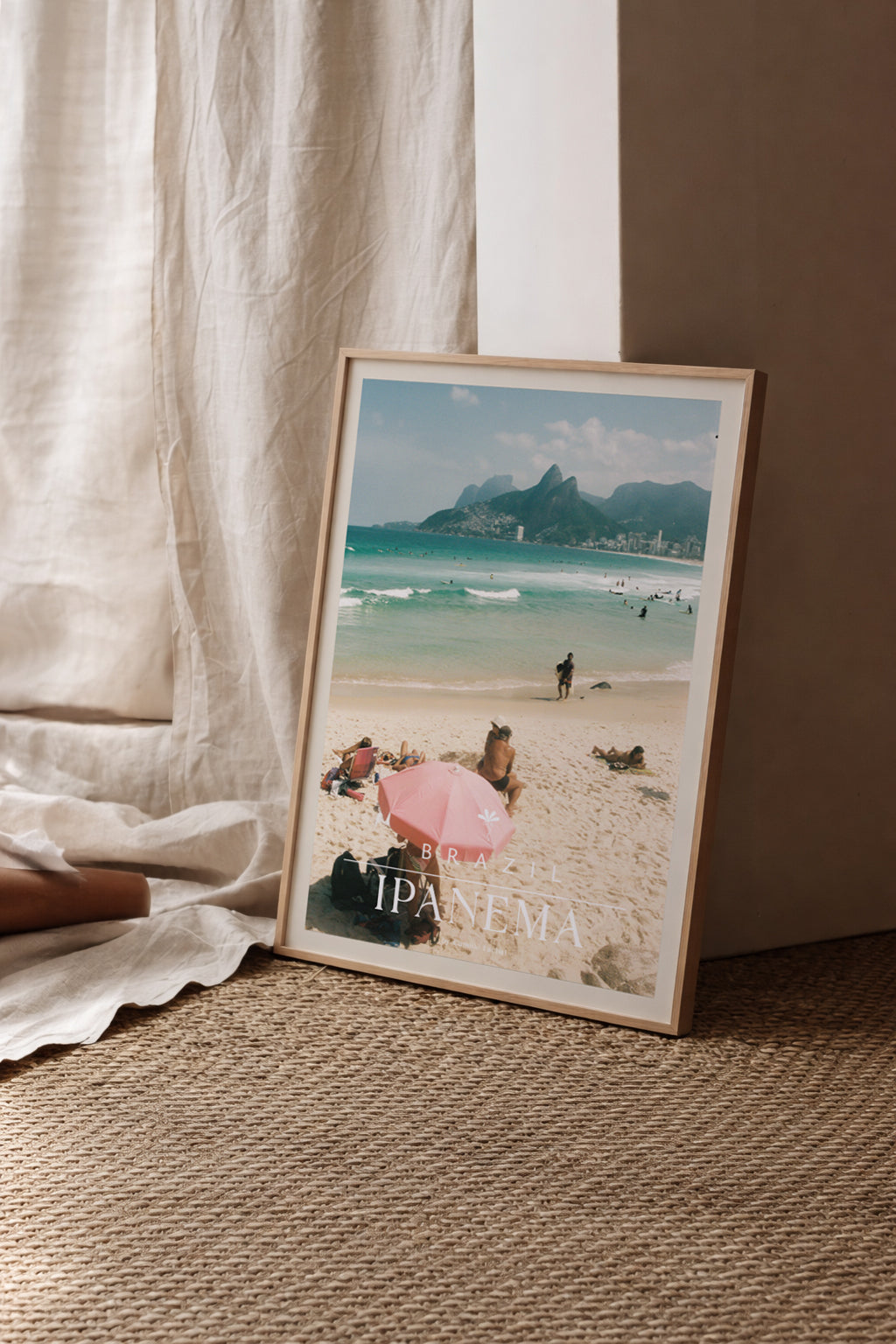 Brazil Fine Art Print - Ipanema Summer | Analog Film Photography Poster | Rio de Janeiro Wall Art