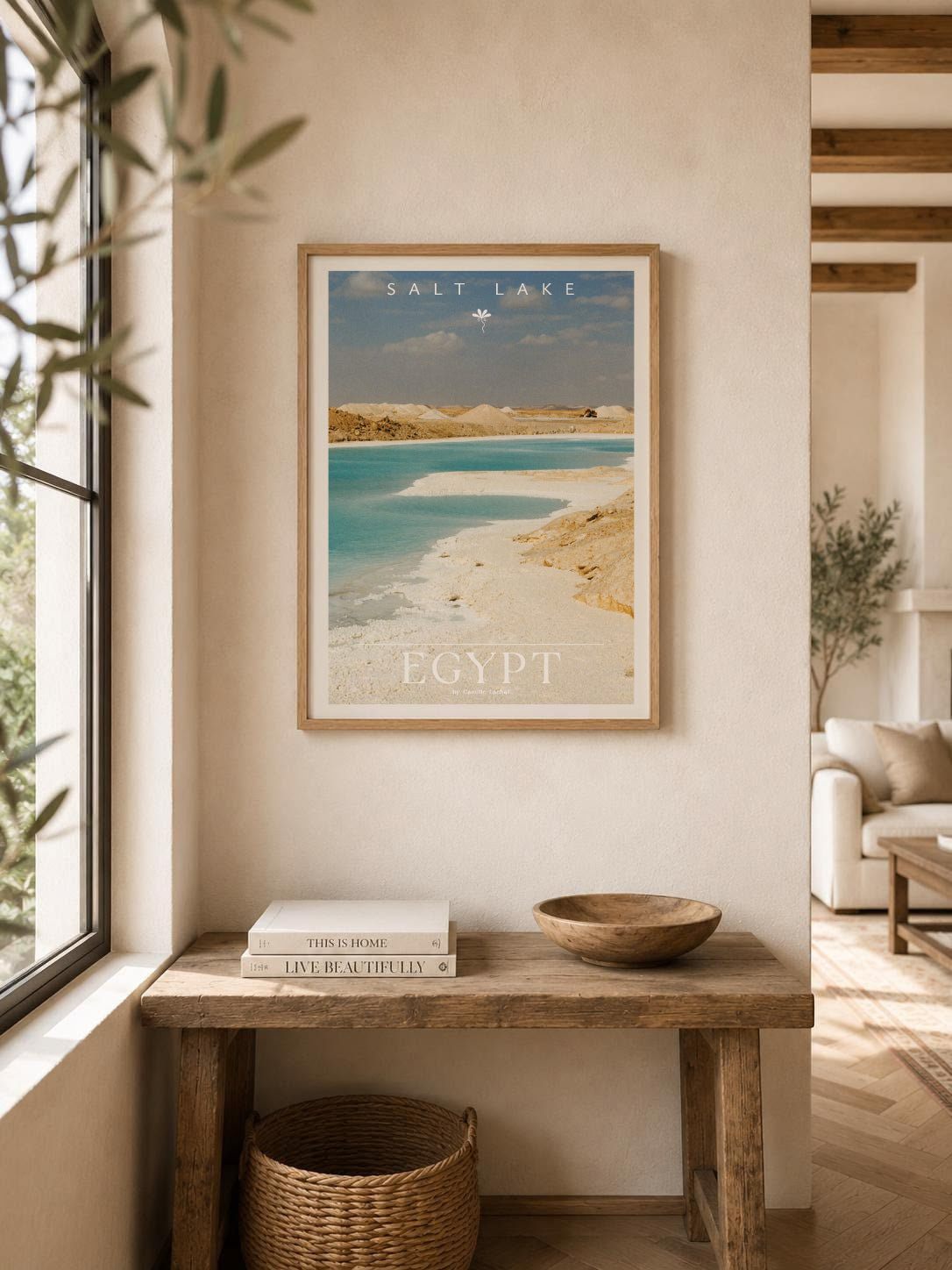 Egypt Travel Fine Art Print — Salt Lake | Analog Film Photography Poster | Egypt Desert Wall Art