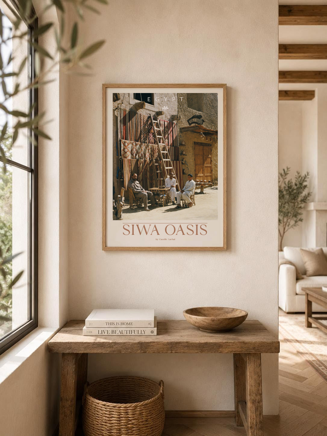 Egypt Travel Fine Art Print — Siwa Oasis Market | Analog Film Photography Poster | Egypt Wall Art