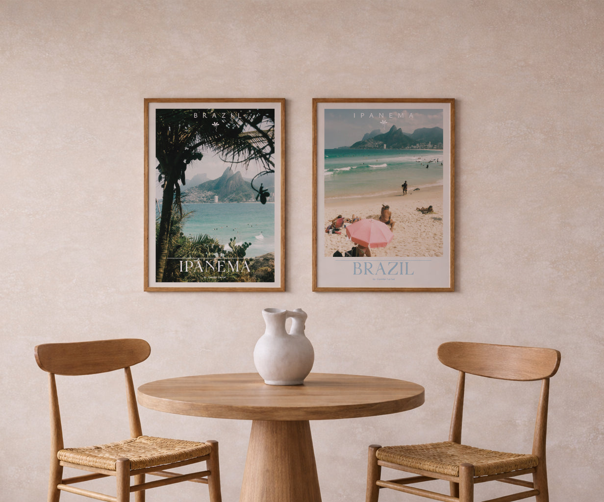 Brazil Fine Art Print - Ipanema Summer | Analog Film Photography Poster | Rio de Janeiro Wall Art
