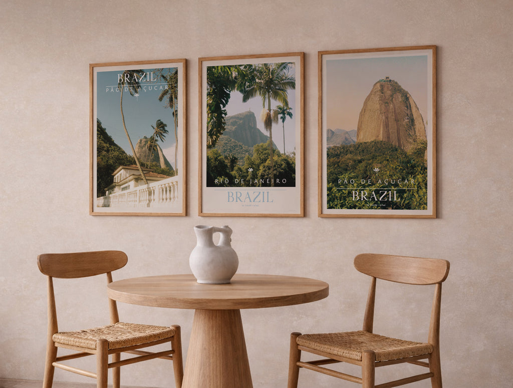 Brazil Fine Art Print - Pão de Açucar & Architecture | Analog Film Photography Poster | Rio de Janeiro Wall Art