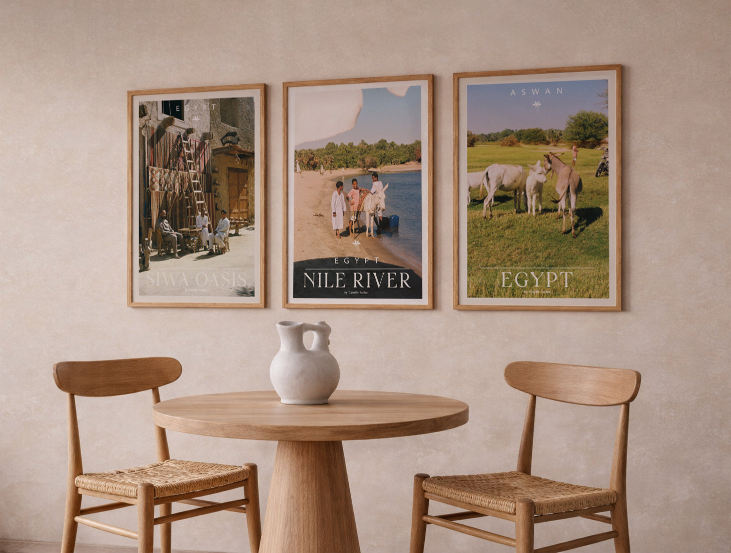 Egypt Travel Fine Art Print — Aswan Countryside | Analog Film Photography Poster | Egypt Wall Art