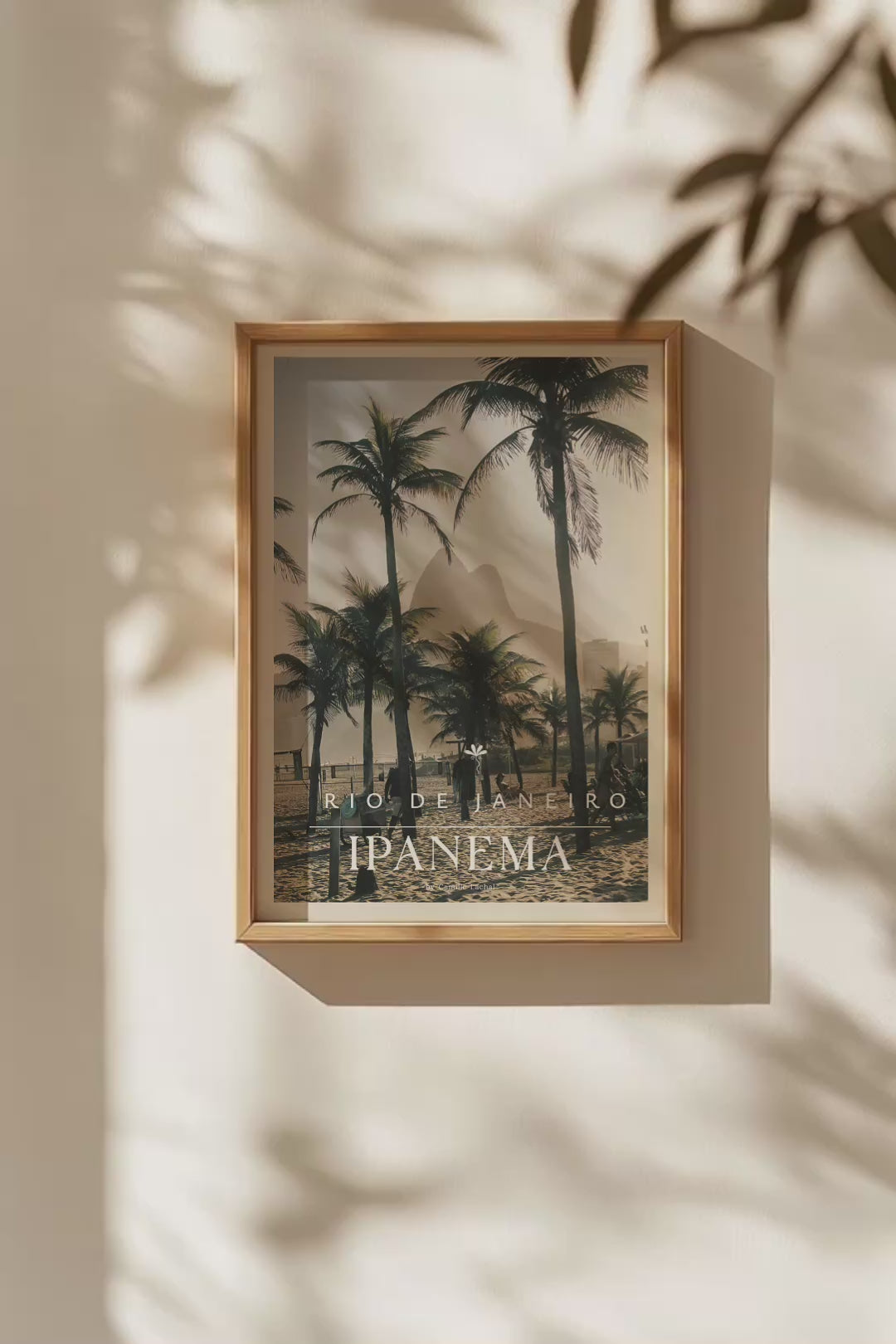 Brazil Fine Art Print - Rio de Janeiro Ipanema Sunset | Analog Film Poster | Tropical Wall Art